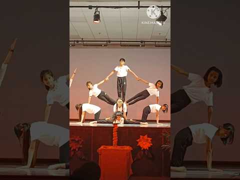 yoga dance program school || yoga for flexible || advance yoga poses || #viral #yoga #shorts