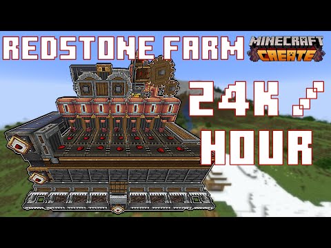 Infinite Redstone Farm Tutorial - Minecraft: Create