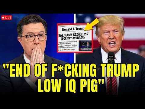 Trump Bragged About Being Top of His Class — Colbert Read His Real Rank and the Audience ROARED