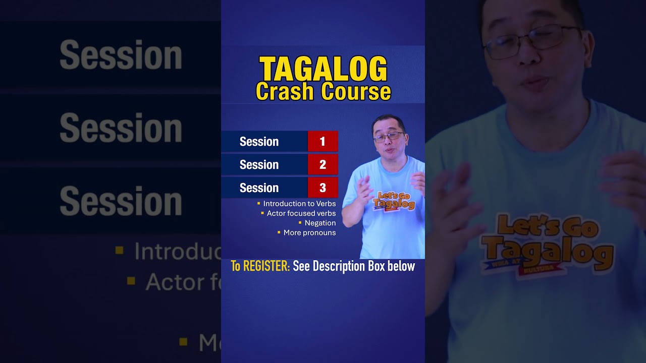 Tagalog Crash Course - Limited Slots Only!