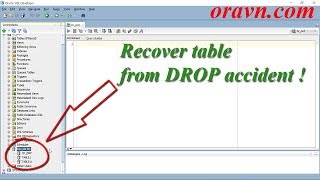[en] SQL Developer: Recover table from DROP accident.
