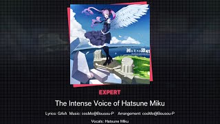 Cover art for the intense voice of miku