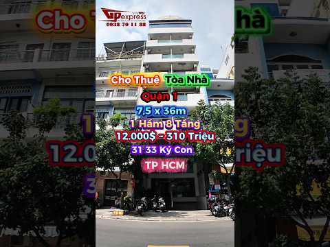 Cho thuê nguyên tòa 31–33 Ký Con, Phường Bến Thành