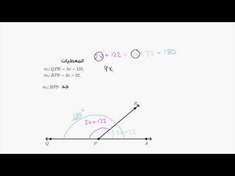 الصف السابع الرياضيات الهندسة قياس الزوايا المتكاملة