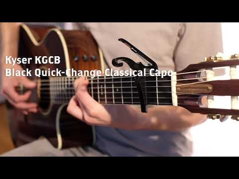 Kyser Quick-Change Classical Guitar Capo - Black (KGCB) image 4
