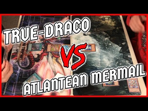 Yu-Gi-Oh Atlantean Mermails Vs True-Draco - Full Match (March 2018)