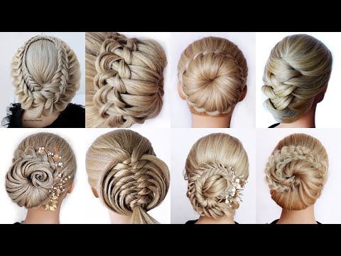 😱 9 Easy UPDO HAIRSTYLES Tutorial😍 Wedding Prom Updo...