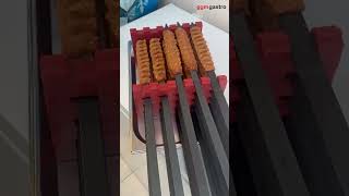 Kebab skewer holder – stackable – holds up to 25 kebab skewers – (polyethylene)