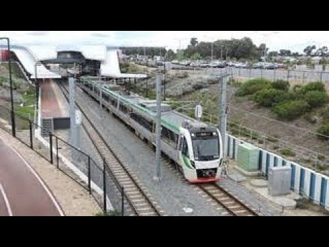 Transperth B series train drivers view - Mandurah to Butler - high speed