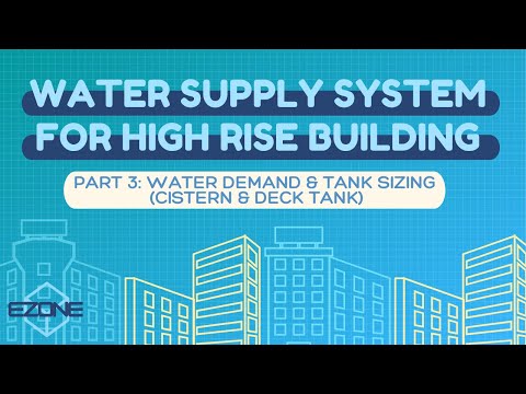 Water Supply System for High Rise Building (Part 3) | Plumbing Design Tutorial (Tagalog)