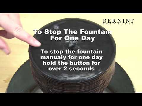 Bernini Flippable Tower Fountain  Timer instructional