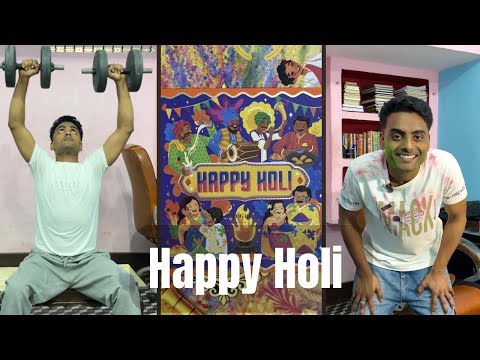 Holi Day Home Workout | Thodi Holi, Thoda Fitness | Vk Samrat Sunny Life 2026