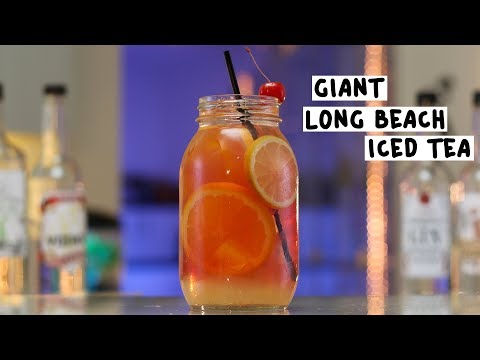 Giant Long Beach Iced Tea - Tipsy Bartender