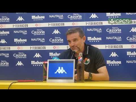 Rueda de prensa de Julio Cobos tras el partido ante el Alcorcón 'B'