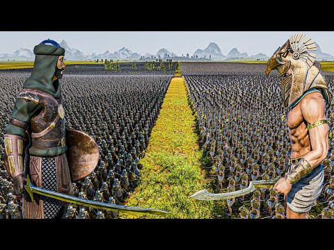 100.000 PERSIANS vs 100.000 EGYPTIAN WARRIORS - Ultimate Epic Battle Simulator 2 UEBS 2