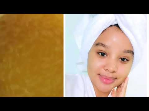 Tumia hii uwe mweupe pee na kuondoa mafuta usoni