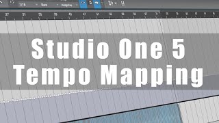 Studio One 5: Tempo Mapping (Video 2)