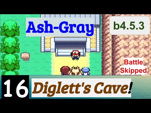 Pokemon Ash-Gray Part 16 Diglett's Cave | GBA Rom Hack