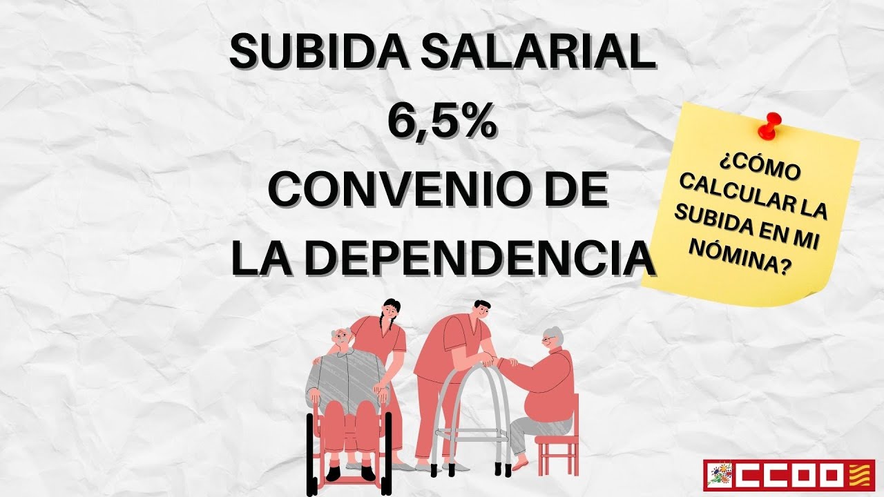 DEPENDENCIA ¿Cómo calcular la subida salarial del 6,5% en la nómina