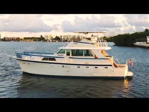 Hatteras 53 Yacht Fisherman video