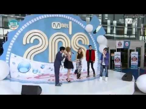 130718 2013 Mnet 20's Choice - 2NE1's CL & Lee Soo Hyuk Blue Carpet Interview