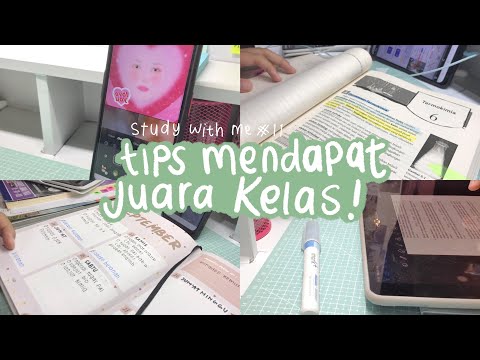 Tips for Getting Top of the Class🏆✨ | Study With Me #11 🇮🇩