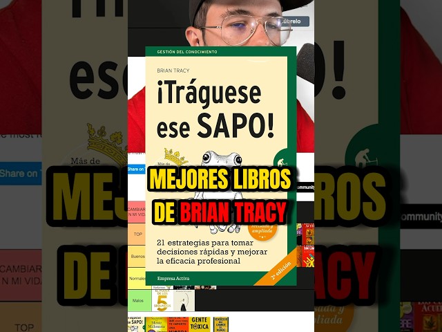 Vídeo relacionado con ¡Trágate ese sapo! 21 estrategias para TRIUNFAR combatiendo la procrastinación (Libros singulares)