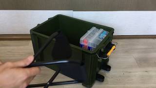 【釣り具・DIY】ホームセンター材料でロッドスタンド付きタックルボックスをDIY！
