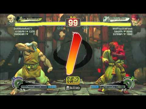 WillPlaySF4Food (Evil Ryu) Vs DelfiNatoRx671 (Gouken) SSF4 AE Ranked matches