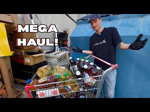 FULL Cart Left By The Trash For Us! MEGA Dumpster Diving Haul!
