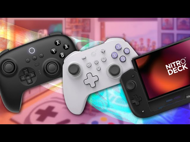 Vídeo relacionado con Pulsera compatible con Nintendo Switch, accesorios de interruptor de controlador, compatible con NS Switch Sport Game, 1 par de mango de repuesto Gamepad con tapas para joysticks