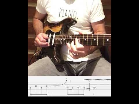 Crazy Guitar Lick Lesson - C Minor - Fast 16th Notes - Blues Fusion