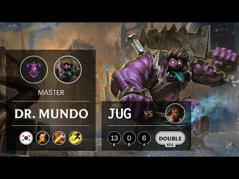 Dr. Mundo Jungle vs Jarvan IV - KR Master Patch 9.21