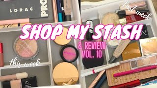 Everyday Makeup Drawer Weekly Review and Declutter & Shop My Stash for Next Week!