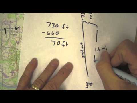 Calculating Gradient: Grandville Quadrangle