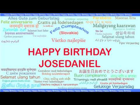 Josedaniel   Languages Idiomas - Happy Birthday