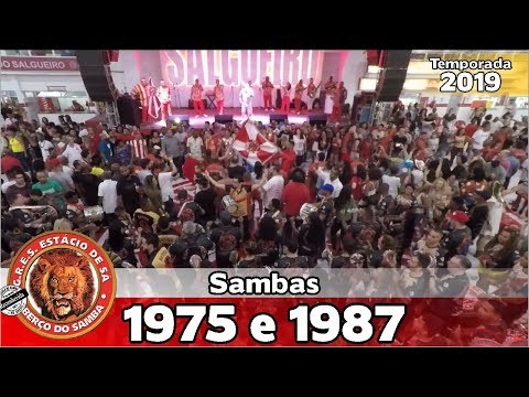 Estácio de Sá 1975 e 1987 - Bateria no Salgueiro Convida - Apoteose ao vivo - #SC19