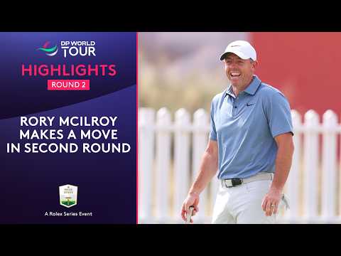 Round 2 Highlights | 2025 Abu Dhabi HSBC Championship