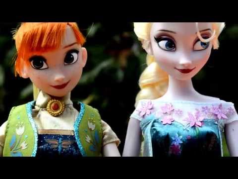 Frozen Fever Elsa and Anna Summer Solstice Gift Set Review Unboxing Kids Balloons and Toys Video