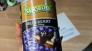 Saporito Blueberry Pie Filling Unboxing Bangladesh | ব্লুবেরি পাই ফিলিং | cutpricebd