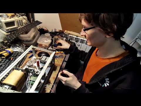 Анодно катодные цепи на движущихся усах к лампам ГД 29 в усилителе