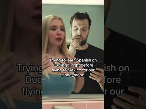 Learning Spanish on Duolingo #duolingo #sydneysweeney #comedy #spanish #español #euphoria #married