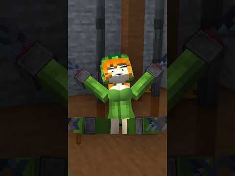 Shocking! Creeper Girl Trapped in WC Toilet - Minecraft Animation