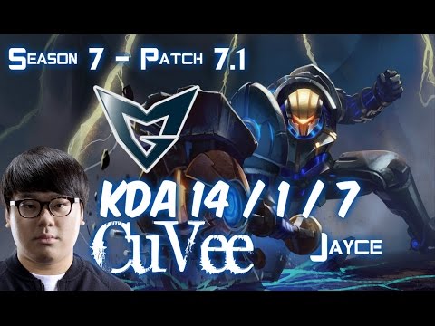 SSG CuVee JAYCE vs NAUTILUS Top - Patch 7.1 KR Ranked