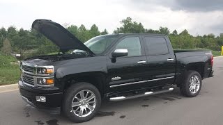 preview picture of video 'SOLD.2014 CHEVROLET SILVERADO HIGH COUNTRY CREW CAB 1500 6.2L BLACK WWW.WILSONCOUNTYMOTORS.COM'