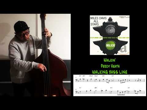No.25 Walking Bass Transcription  - Walkin' / Percy Heath