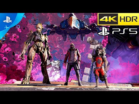 Marvel's Guardians of the Galaxy - PS5 Gameplay 4K HDR 60FPS (Performance Mode)
