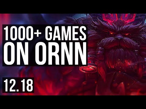 ORNN vs KENNEN (TOP) | 6/1/16, 1000+ games, 1.4M mastery | KR Master | 12.18