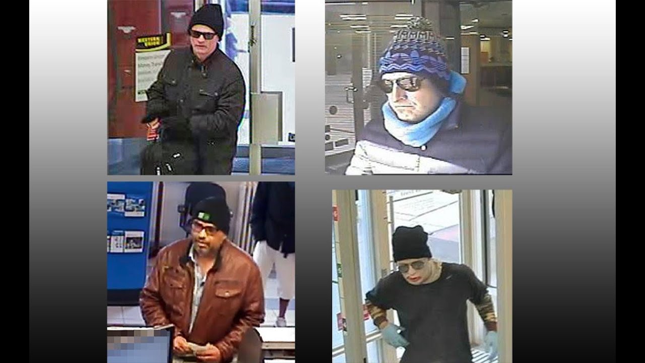 4 Bank Robbery Suspects to ID By @TorontoPolice Hold Up Squad