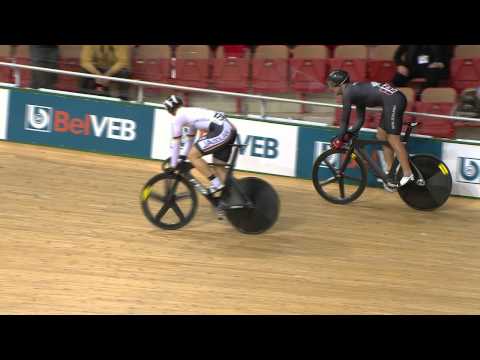 Men's Sprint, Quarterfinals, Race 1 - 2013 UCI World Track Championships